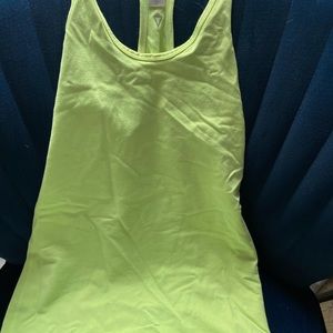 Yellow ivivva racer back tank